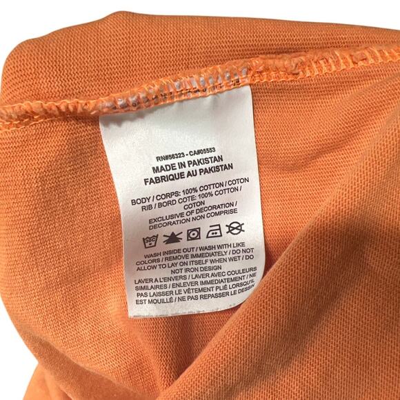 Nike Center Swoosh Orange Tank Top Size Medium Sleeveless Active - Picture 4 of 6